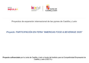 PARTICIPACIÓN EN FERIA "AMERICAS FOOD & BEVERAGE 2025”